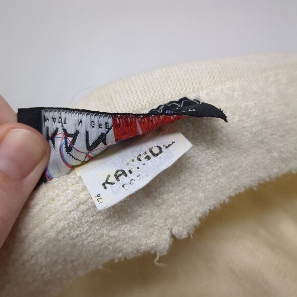 Kangol Fitted Cadet Army Cap Beige One Size Outdoor Vintage Made Great Britain - Picture 10 of 10